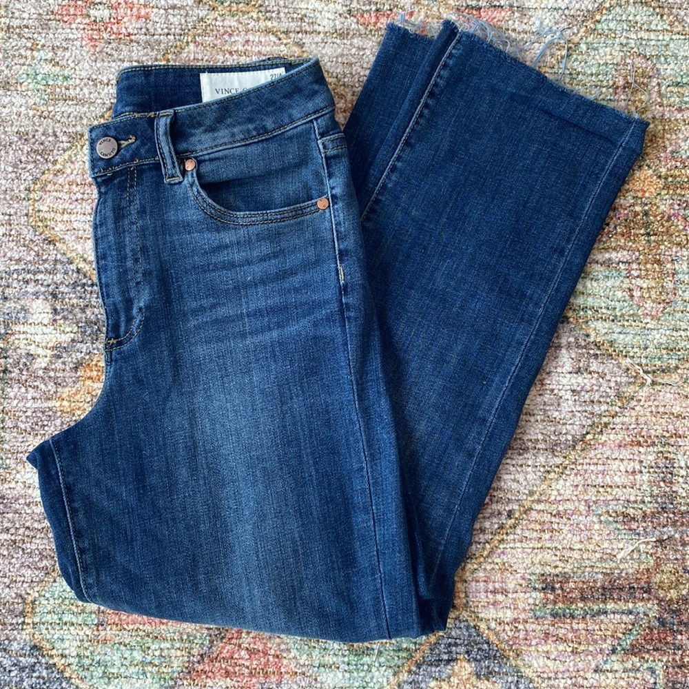 Vince Camuto High Rise Cropped straight leg
